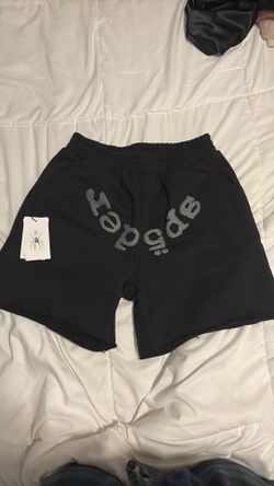 Black Sp5der Shorts