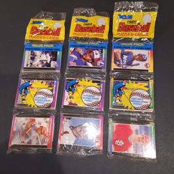 1989 DONRUSS BASEBALL TRADING CARDS RACK PACKS