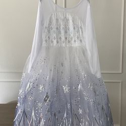 New LED Light up Frozen Elsa Dress Costume Size 5/6