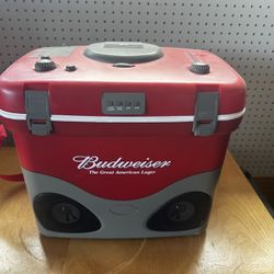 Collectors Cooler With CD Player
