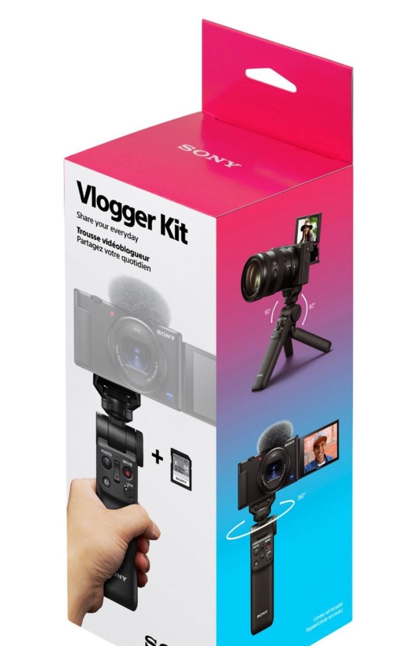 Sony Vlogger Accessory Kit Black with SONY SD CARD ( BOX NOT INCLUDED)