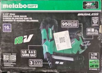 Metabo hpt  16ga finish nailer