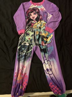 Girls Size 7/8 Monster High Onsie 