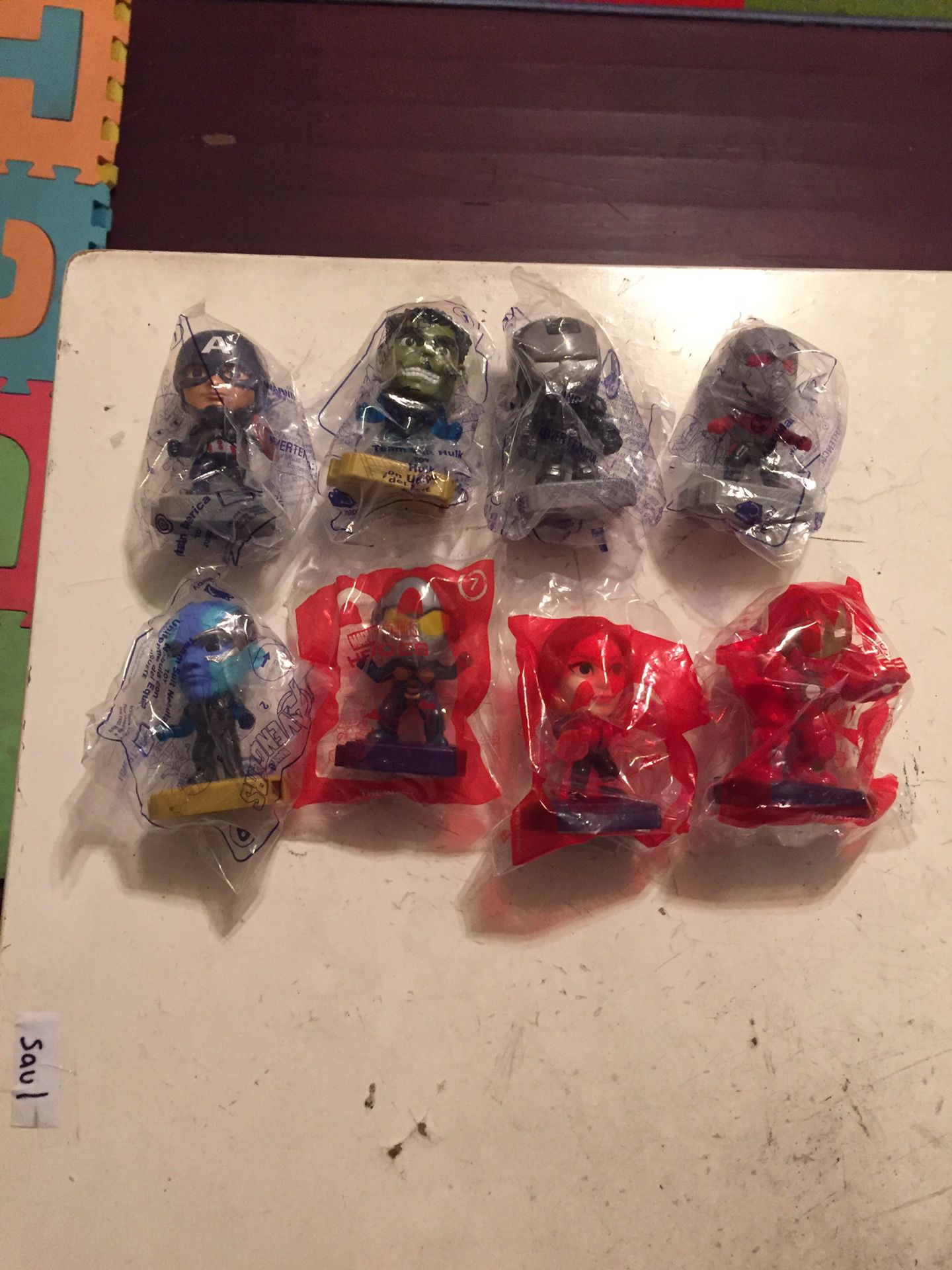 Avengers Happy Meal Toys