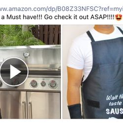 Apron &BBQ Gloves Set