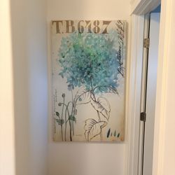 Large Textured Wall Print 