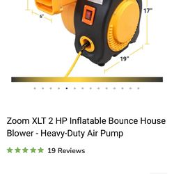 2HP INFLATABLE BOUNCE HOUSE BLOWER (Heavy duty)