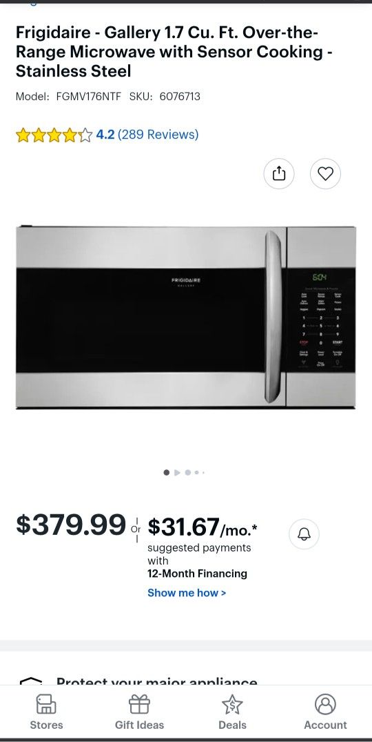 Over The Range Microwave