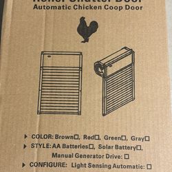 chicken coop door