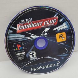 Midnight Club Street Racing (PlayStation 2, 2000)  PS2 Disk Only Works