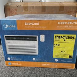 Midea 6000 BTU 250 Sq.Ft Window Air Conditioner AC Remote Control Cooling Dehumidifies