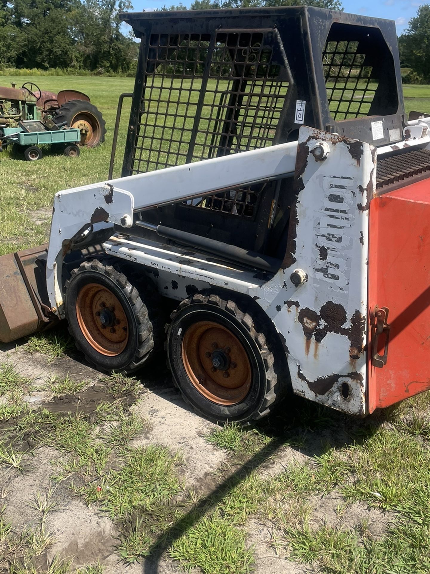 Bobcat 553 Runs Needs Tinkering Kubota Diesel