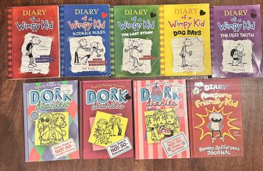 Diary Of A Wimpy Kid And Dork Diary Books