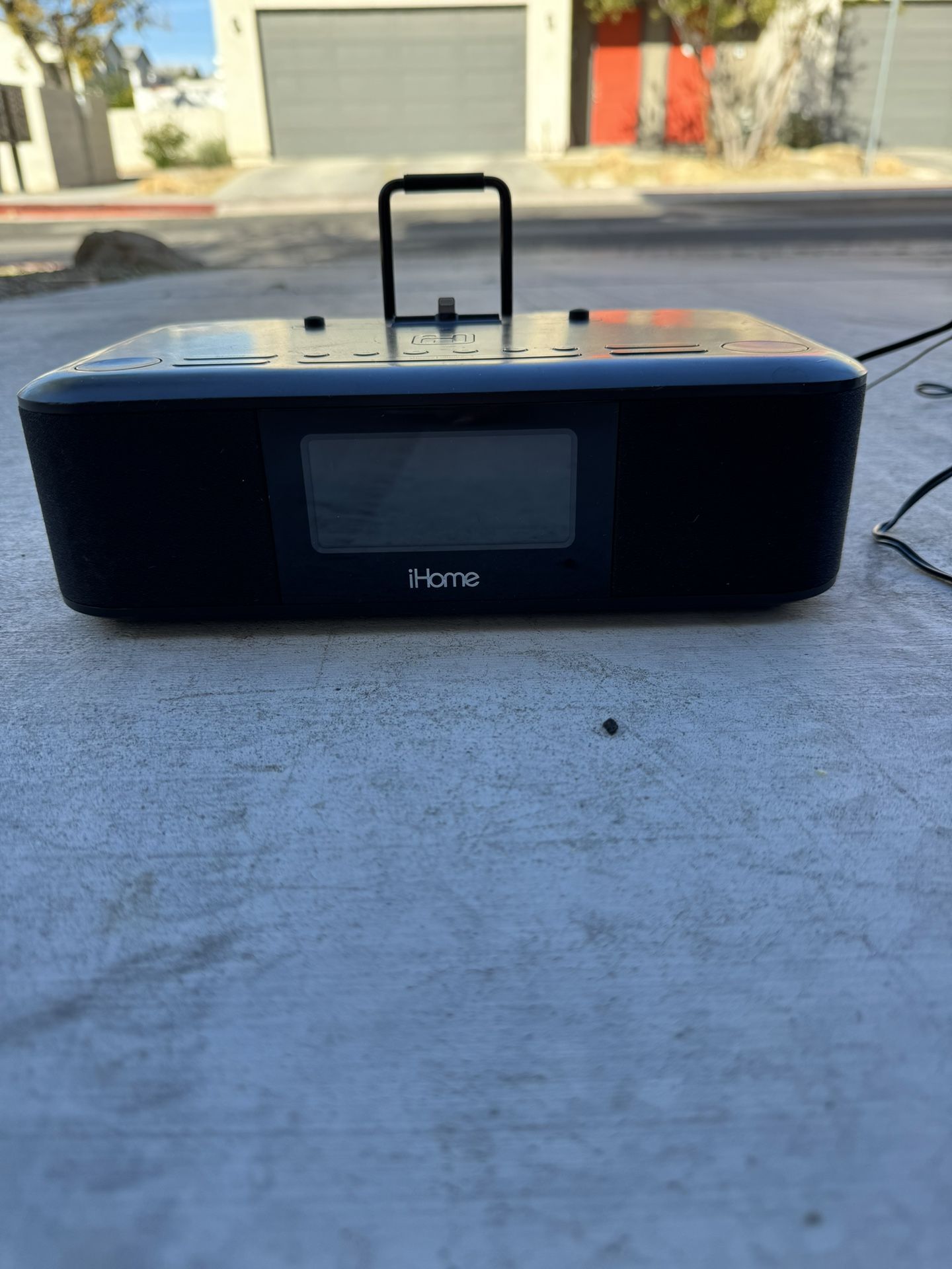 iHome Speaker Clock Display