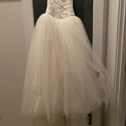 vera wang for david’s bridal ball gown wedding dress