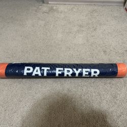 NFL Denver Broncos Felt Pat Fryer Sign Football Decor