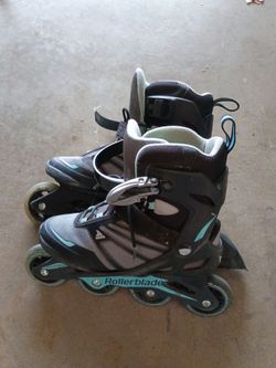 Rollerblade Inline Skates Black and Teal