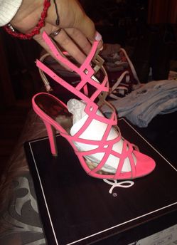 Pink heels