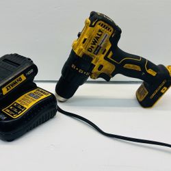 Dewalt Cordless Brushless 20v Drill With Battery And Charger