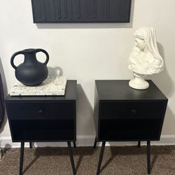 Black Set Night Stand 