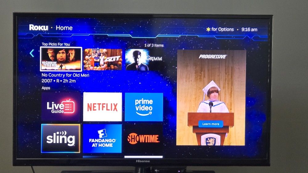 40 inch Hisense LED TV Not a smart tv