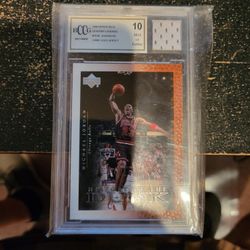 Michael Jordan upper deck Beckett 10 card