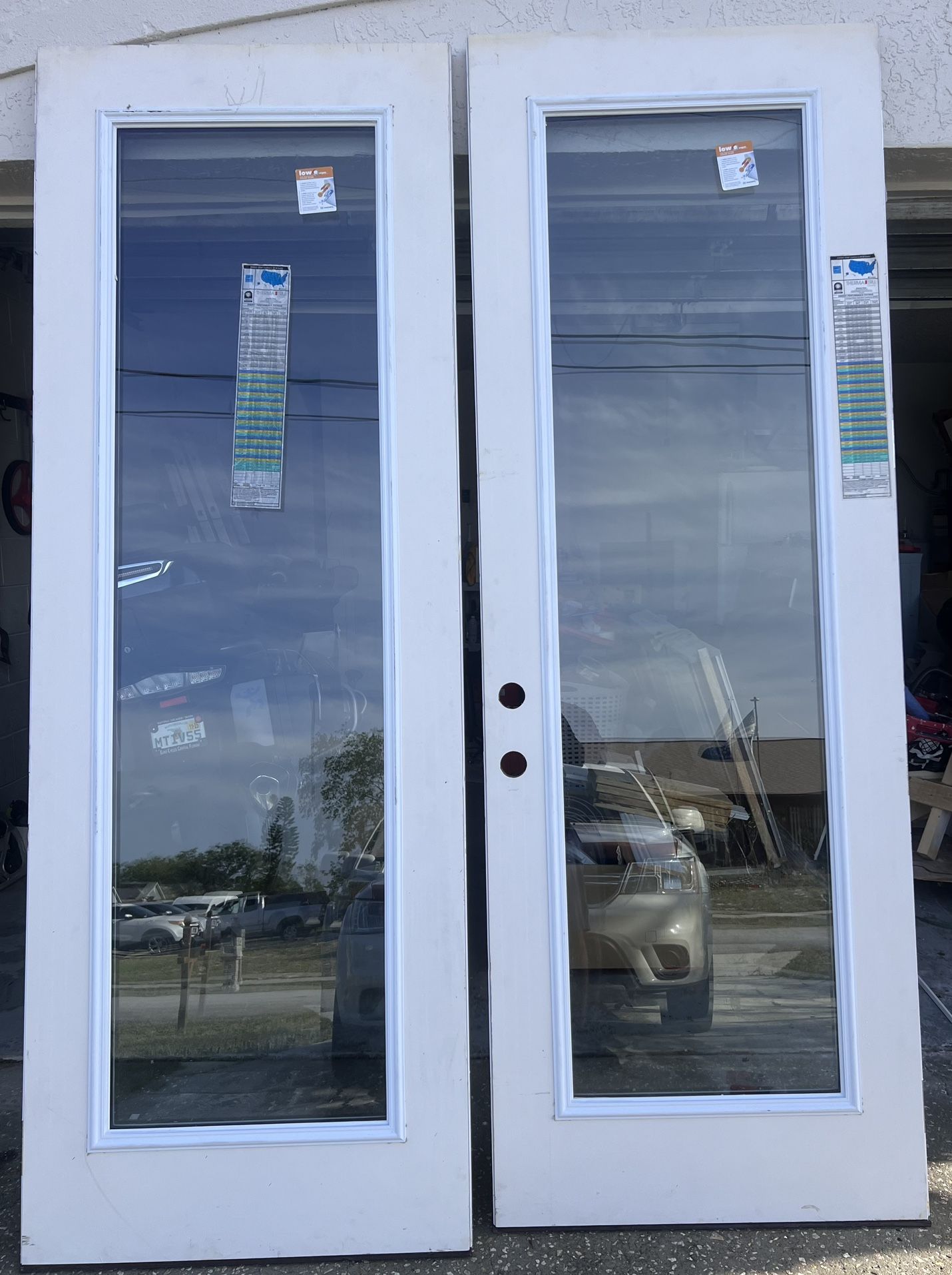 patio french doors ( doble glass) 95 “