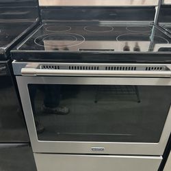 Stainless 5 Burner Glass Top Stove 