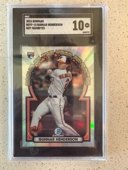 2023 Bowman Chrome Gunnar Henderson SGC 10