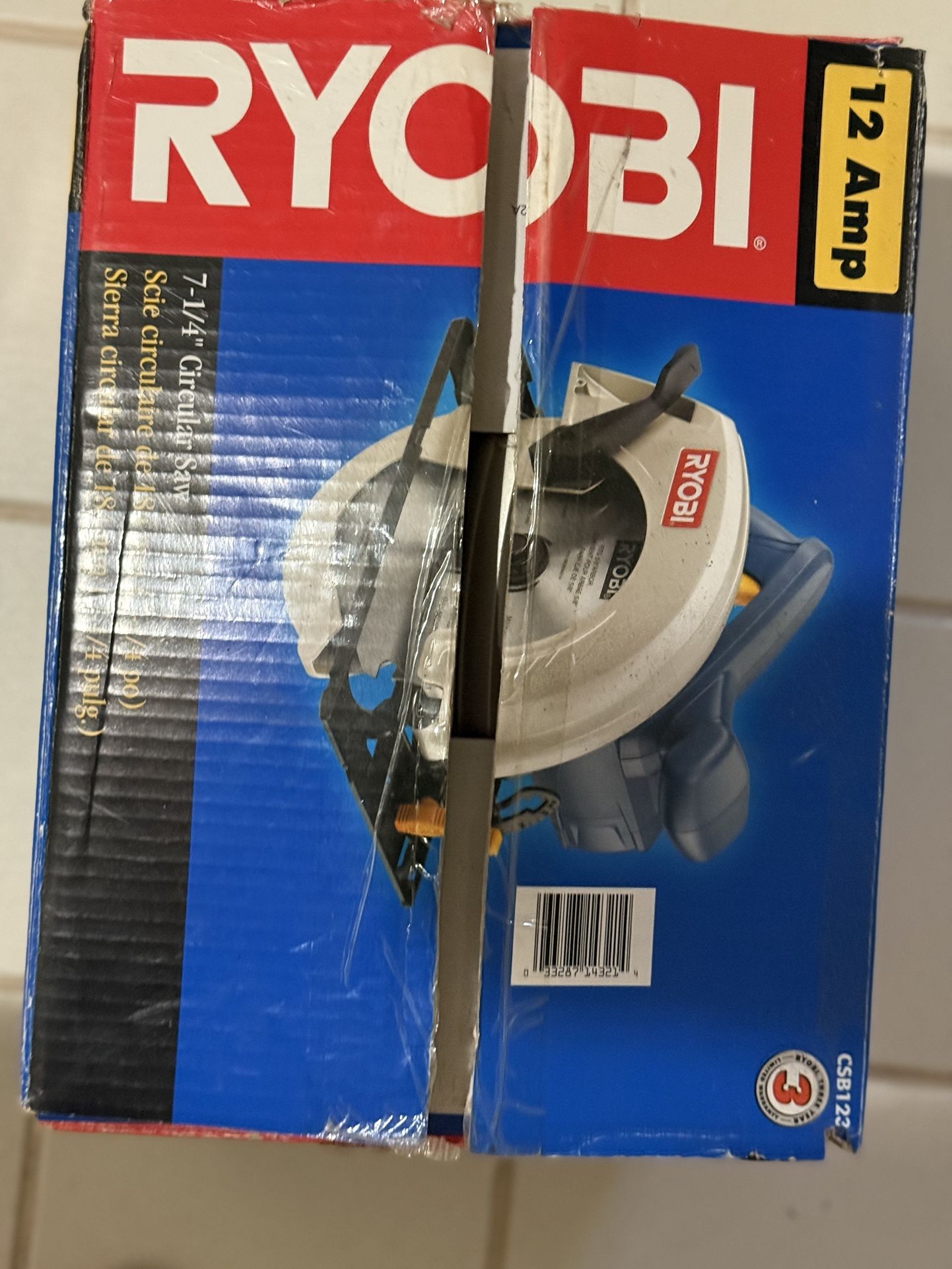 Ryobi 7 1/4” Circular Saw
