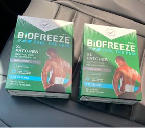 New Biofreeze patches