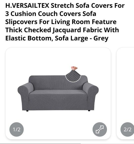 Grey Couch Cover