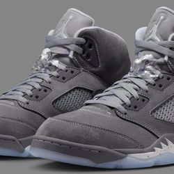 (2) Jordan 5 Wolf grey 2026 size 9.5 men’s CONFIRMED