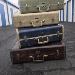 Vintage Samsonite Hard Luggage 