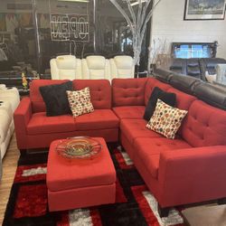 Sectional With Ottoman $699.
