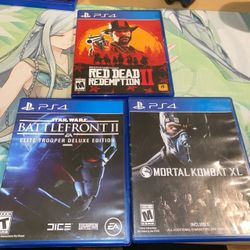Ps4 Game Lot Of 3 