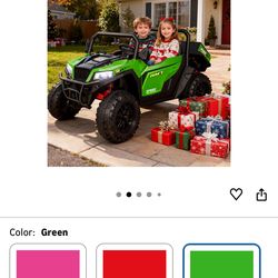 Ride on UTV remote control dump truck