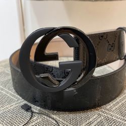 Gucci Black Impreme Belt