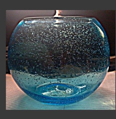 ⚘️NEW VINTAGE BUBBLE ART BOWL