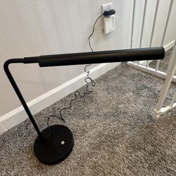 Bright Adjustable Black Lamp