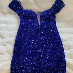 Gorgeous blue Sequin Dress 