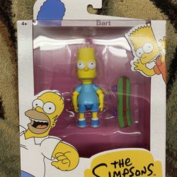 Jakks Bart Simpson Blue Shirt Action Figure