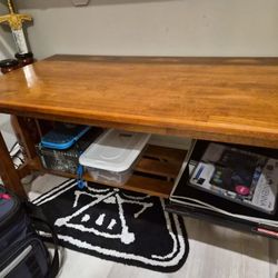 Brown Coffee Table Bottom Storage