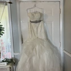 Sequin Wedding dress And Reception Dress 