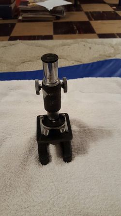 Antique microscope