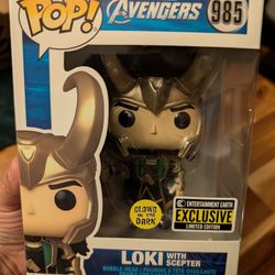 Loki With Scepter 985 EE Exclusive, GITD