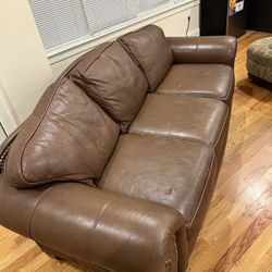 Leather Couch Set