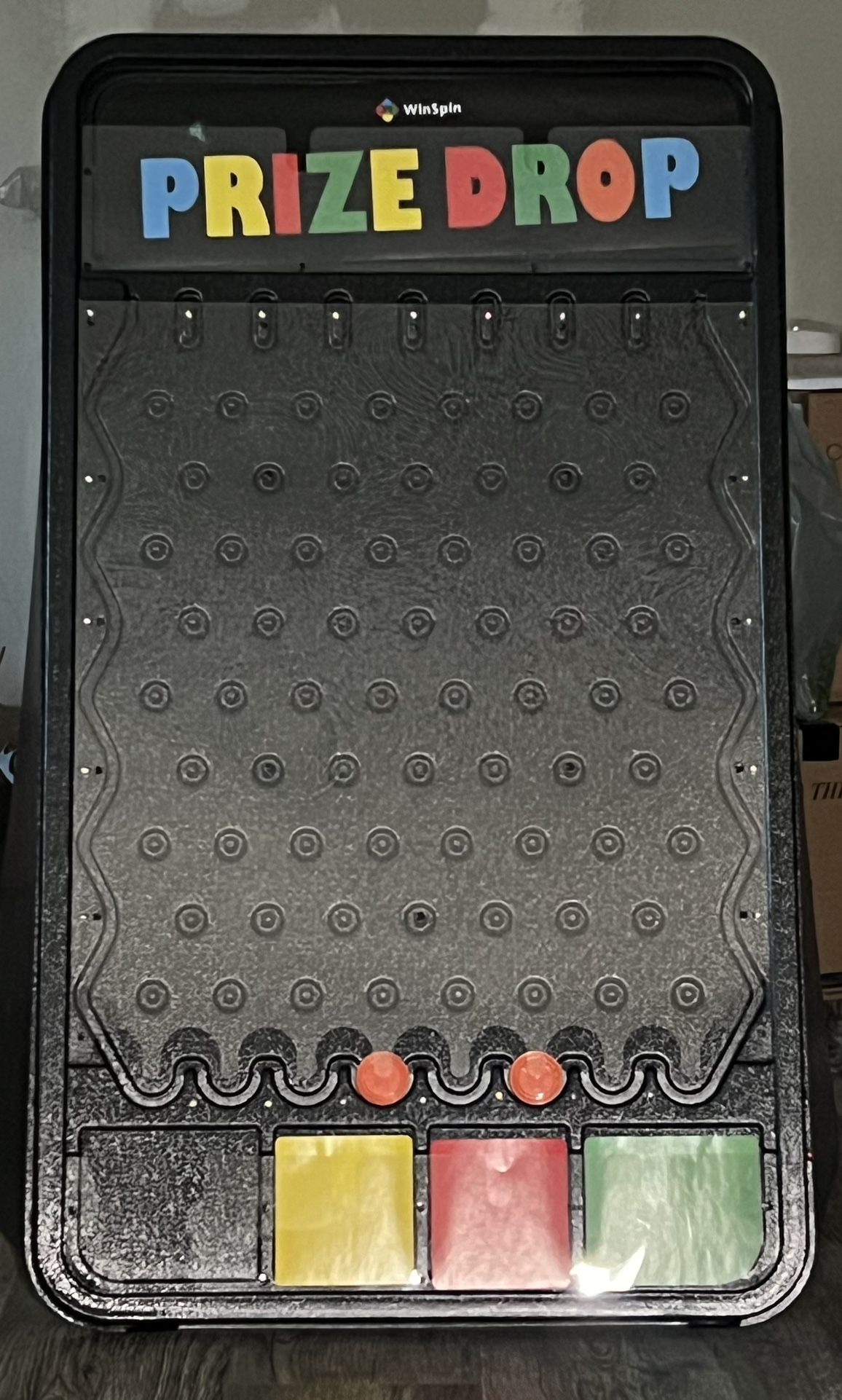 WinSpin Prize Drop Disk Board Game (“PLINKO”)