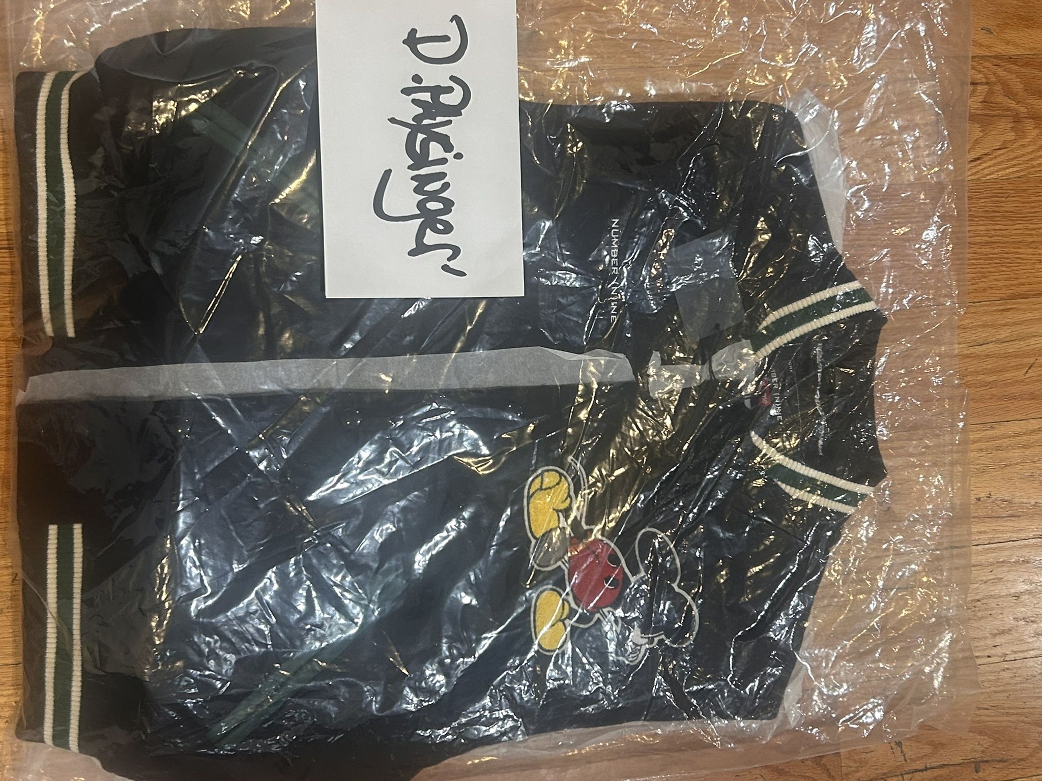 Supreme Mickey Mouse Varsity Jacket (Green)