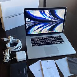 15 Inch Apple MacBook Pro Laptop Computer Bundle Very Clean Sleek LOOK